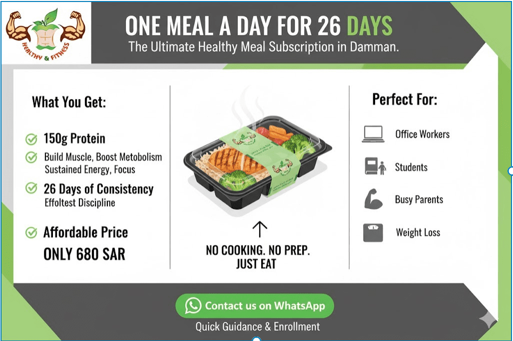 One Meal a Day for 26 Days Plan Healthy & Fitness Dammam One Meal a Day for 26 Days Plan Healthy & Fitness Dammam